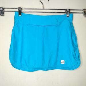 Skirt Sports Athletic Skirt Stretchy Blue Pull On